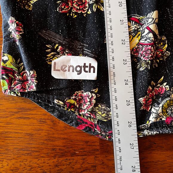 Star Wars Mens M Mandalorian Boba Fett Tropical Resortwear Geek Hawaiian Shirt - Picture 9 of 9